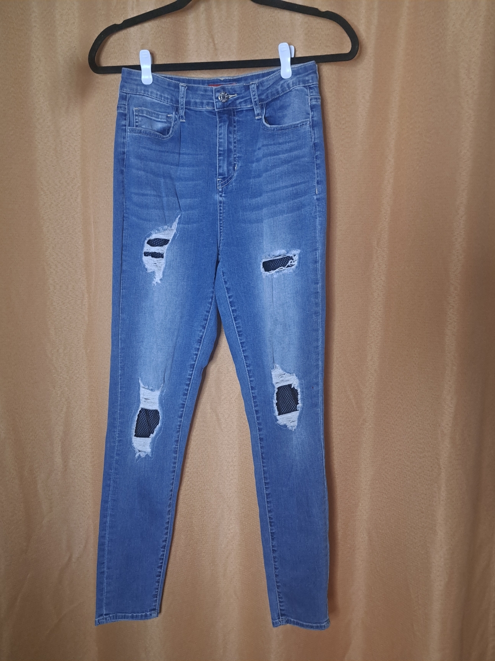 Guess Distressed Skinny Jeans - Blue